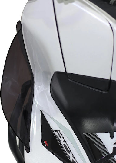 GP Kompozit Right Motorcycle Spoilers for Honda PCX 125 Black 1pcs