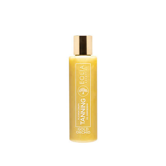 Eolia Cosmetics Tanning Shimmering Platinum Drops Λάδι Μαυρίσματος 150ml