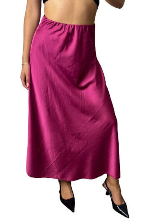 Chica Satin Skirt Violet