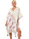 Potre Women's Caftan Beachwear Fuchsia