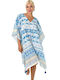 Potre Women's Caftan Beachwear Blue