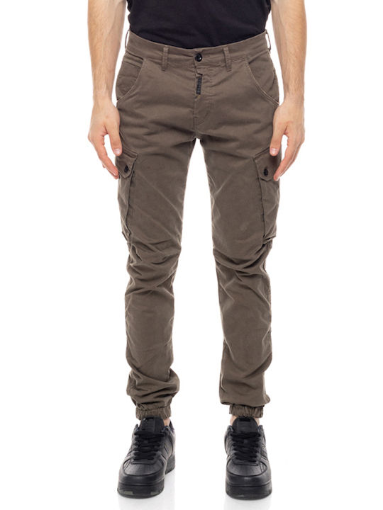 Cover Jeans Παντελόνι Cargo Καφέ
