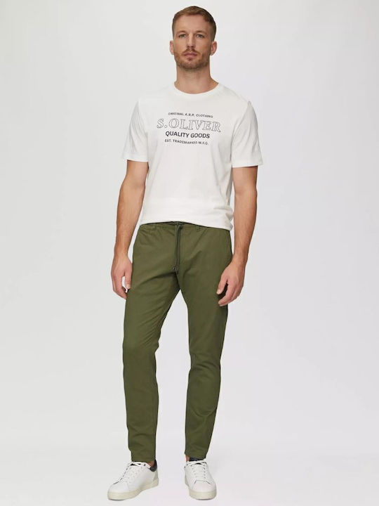Trousers Chino in Regular Fit Olive