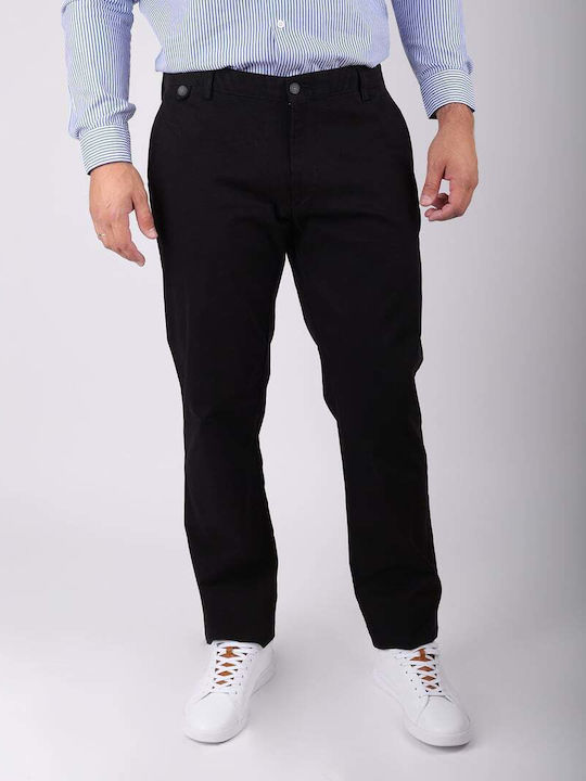 Unipol Παντελόνι Chino Ελαστικό Black