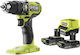 Ryobi RPD18BL-2C20S Percussive Drill Driver Battery Brushless 18V 2x2Ah