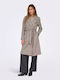Дамско Simply Taupe Gray Палто
