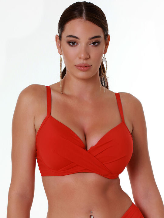 Bluepoint Underwire Triangle Bikini Top with Ad...