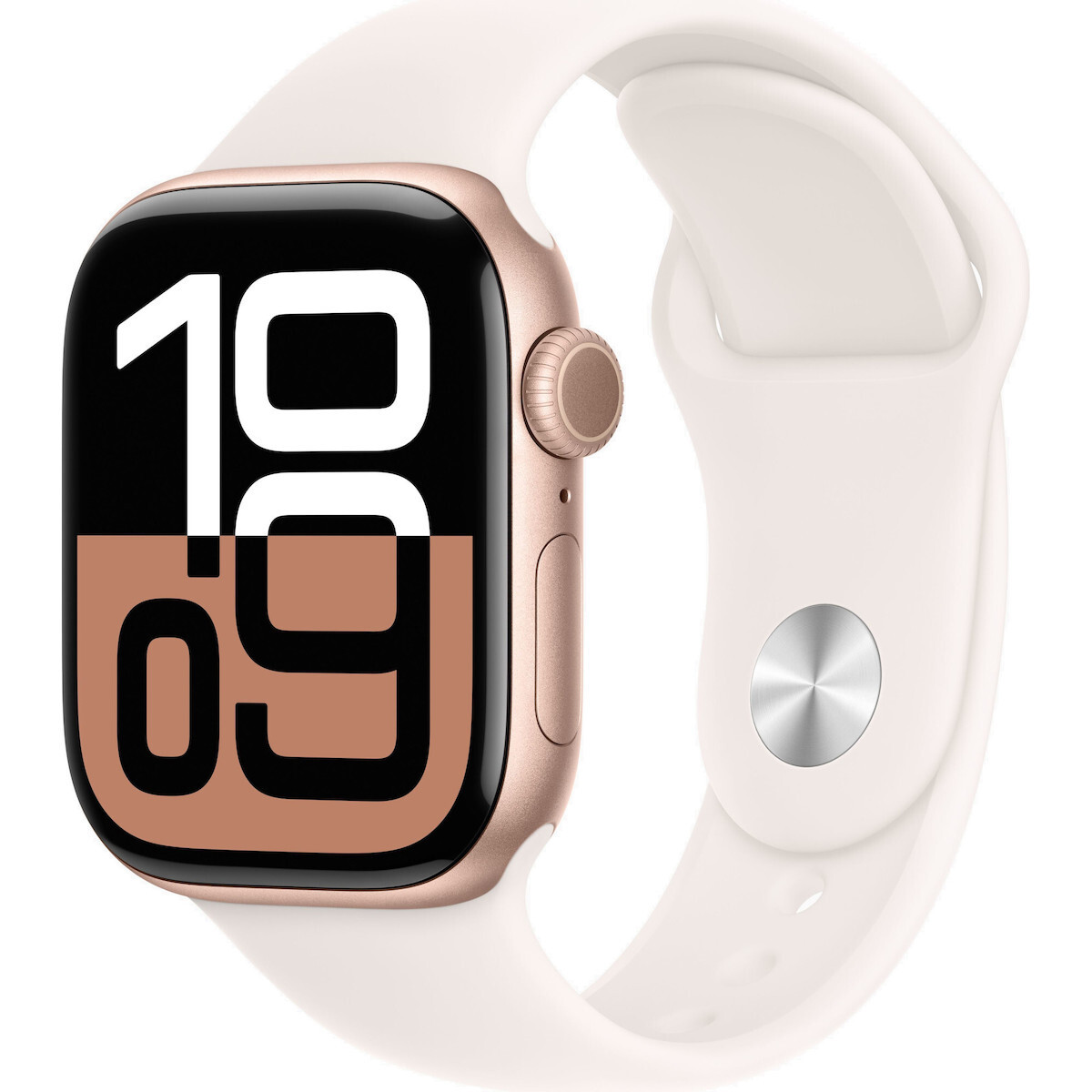 Apple Watch Series 10 Aluminium 42mm Rose Gold Light Blush Sport Band S M Skroutz.gr