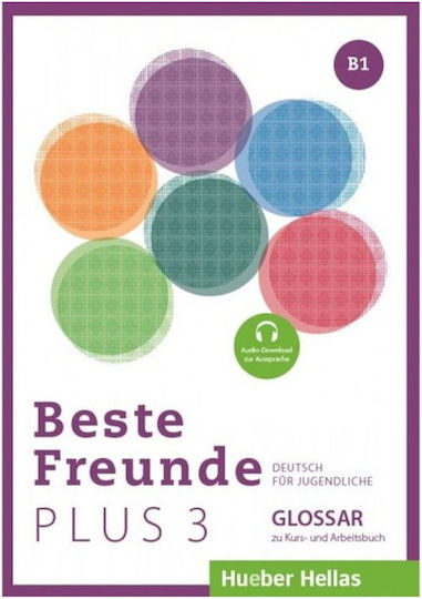 Beste Freunde Plus 3 (B1) Речник - Hueber Hellas - Мека корица
