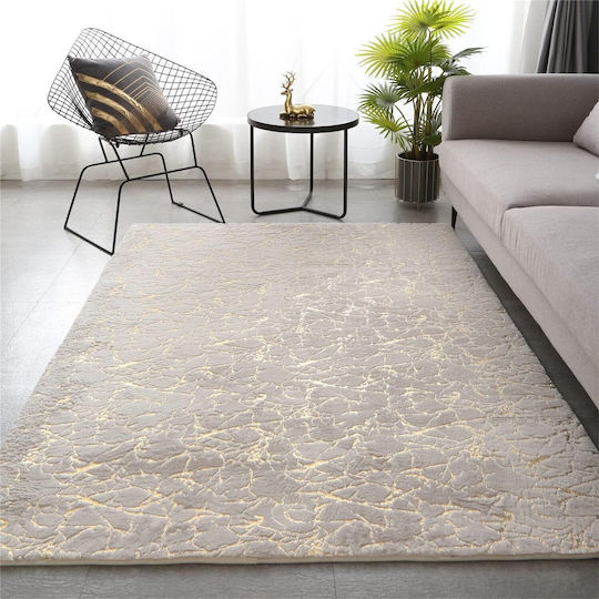Homeone Soft 160x230cm Shaggy Furry Beige/Gold Homeone Soft 160x230cm Shaggy Furry Beige/Gold