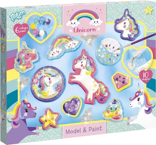 Creative Set Totum Mold Draw Unicorn 6 Pieces