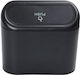 Coș de Gunoi Auto Zola Capac Push-up 13.5 X 15.5 X 8 Cm Plastic Negru