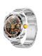 Microwear F7 Smartwatch mit Pulsmesser (Silver ...