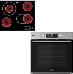Whirlpool Aufsatz mit Keramikkochfeldern OMSK58RU1SX + AKT 8190/BA Whirlpool Aufsatz mit Keramikkochfeldern OMSK58RU1SX + AKT 8190/BA