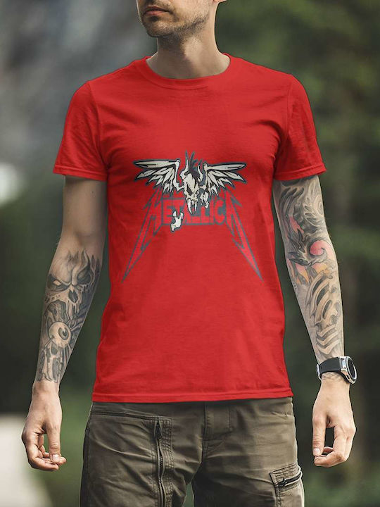 Small T-shirt Metallica Red Cotton