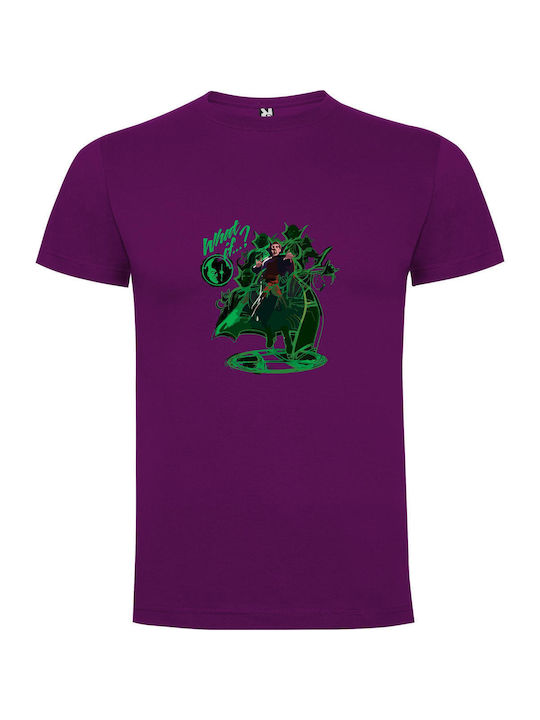 Green Mystic Master T-shirt Lila Baumwolle