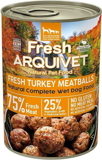 Arquivet Fresh Turkey Meatballs with Broccoli and Pumpkin 400g