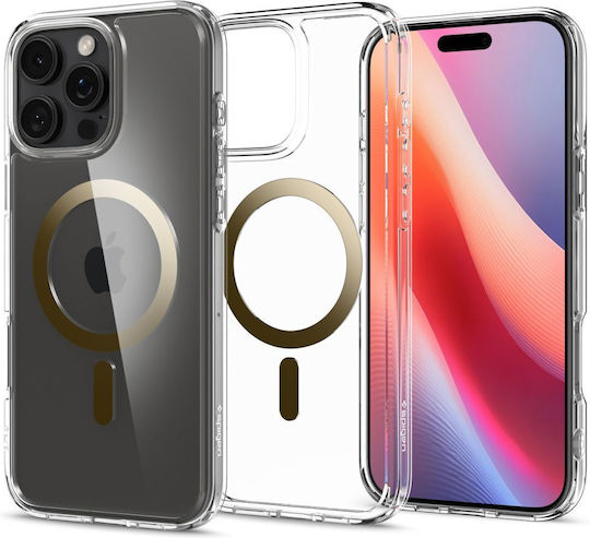 Spigen Ultra Hybrid MagFit Back Cover Plastic 1.2mm Auriu (iPhone 16 Pro Max)