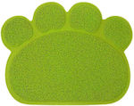 Cat Litter Mat Green Paw