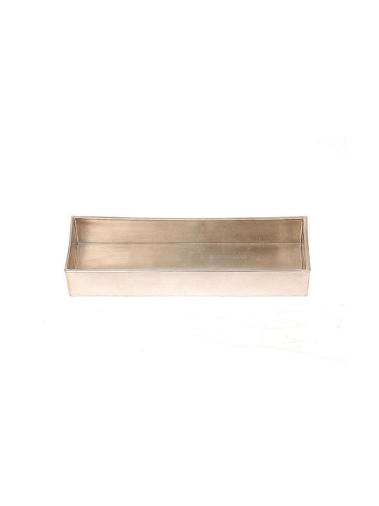 Atmosphera Wooden Rectangular Decorative Tray 42x10x5cm