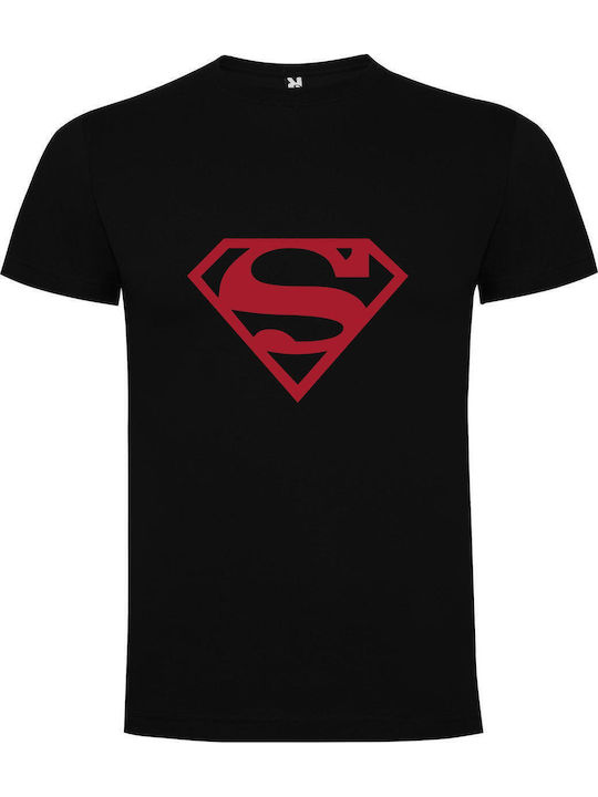 Epic Superman Logo Immersion T-shirt Superman Schwarz Baumwolle