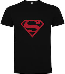 Epic Superman Logo Immersion T-shirt Superman Black Cotton