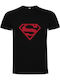 Epic Superman Logo Immersion T-shirt Superman Schwarz Baumwolle