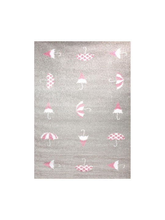 Newplan Tekstil 8704 Παιδικό Χαλί Γκρι 133x200cm