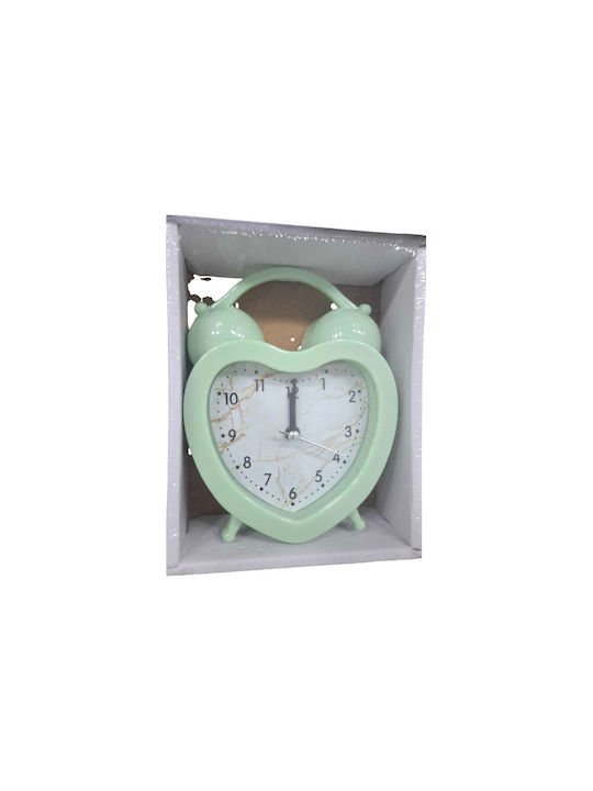 Tabletop Clock with Alarm Green 906175