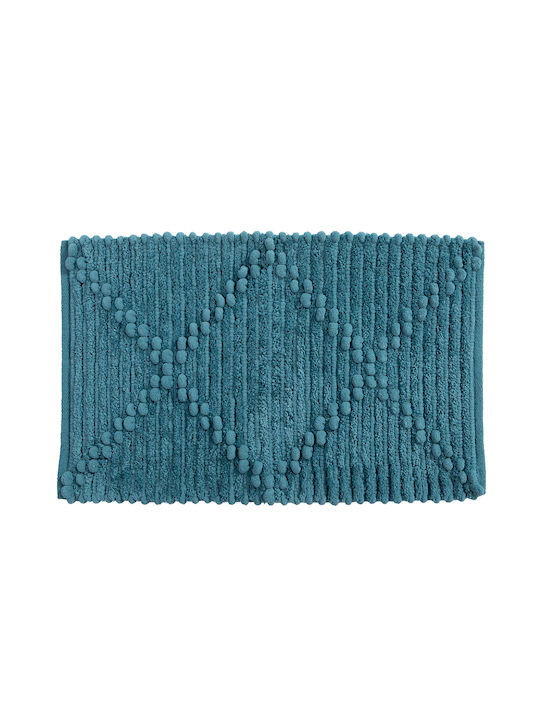 Nef-Nef Homeware Πατάκι Μπάνιου Honor Petrol 50x80εκ.