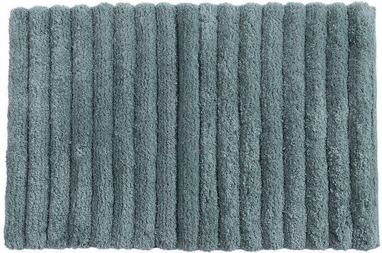 Nef-Nef Homeware Badematte Synthetisch,Polyester/Cotton/Leather Rechteckig Fresh Green (036644) 55x85cm