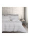 Das Home Bettbezug mit Hollowfiber-Füllung Einzelbett 160x220cm 1178 Dusty Ivory 750 GSMGsm 12 togs Togs