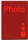 Taschenalbum 40 Fotos 15x21 Roter Einband Weich...