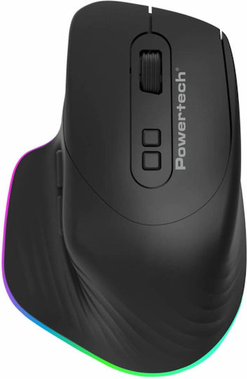Powertech PT-1253 Ασύρματο Gaming Ποντίκι Μαύρο