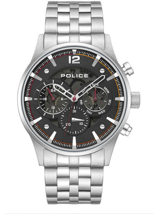 Police Driver Ii Ανδρικό Ρολόι 43mm Μπαταρίας μ...