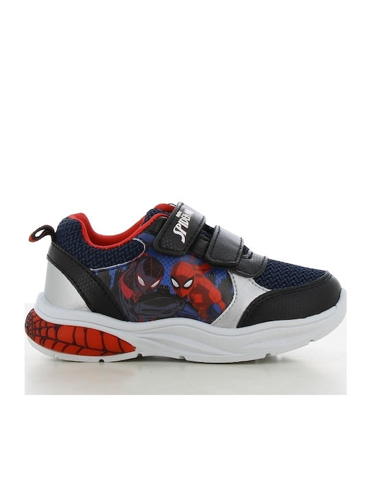 Kids Sneakers with Scratch & Lights Black