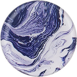 Sonique Pop Socket Κινητού Marble Μωβ Σκούρο