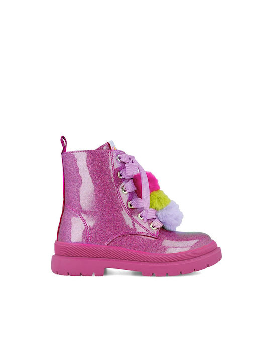 Agatha Ruiz De La Prada Kids Boots with Lace Pink