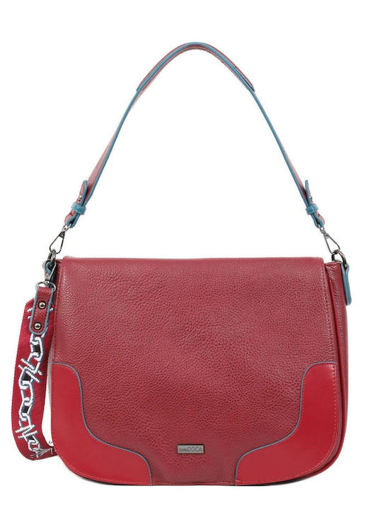 Doca Damen Tasche Schulter Rot