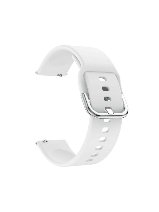 Silicone Strap for Xiaomi Watch S1 46mm Watch S1 Active 47mm 231 White