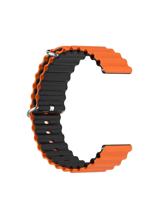 Wave Pattern Garmin Vivoactive 3 forerunner 645 Orange Black Skroutz.gr