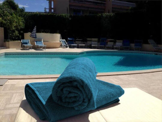 Hotel Bathroom Towel 160x80 cm Petrol Blue