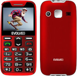 Evolveo EasyPhone XR Single SIM Mobile Phone with Large Buttons Red