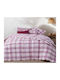 Nef-Nef Homeware Πάπλωμα Υπέρδιπλο με Γέμιση Hollowfiber 220x240εκ. Charlie Μωβ 330 GSM