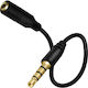 Male Audio Jack 3.5 Adaptater Cable To Female Jack Earphone Extenstion Cord