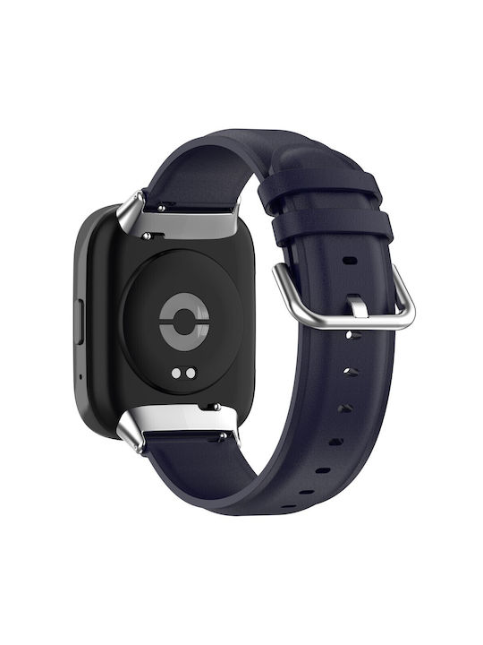 Λουράκι Δερμάτινο Navy Μπλε (Redmi Watch 3 Active)