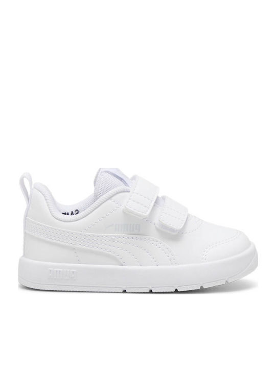 PUMA Courtflex V3 V Inf Παιδικά Sneakers με Σκρ...