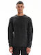 Langarm-Pullover Schwarz