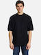 T-shirt Μαύρο