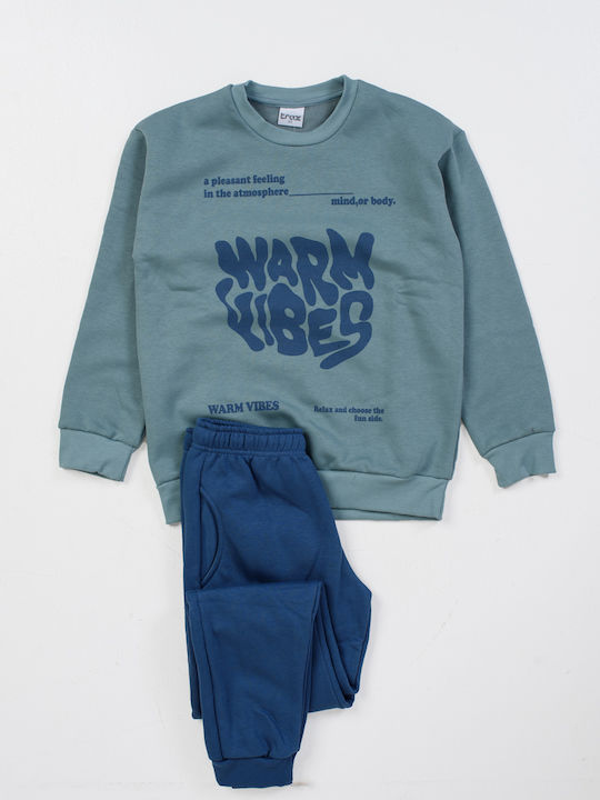 Trax Kinder Sweatpants Set - Jogginganzug Bay Leaf Mint